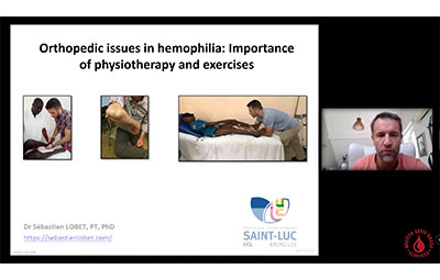 Sébastien Lobet – Ortopedske težave bolnikov s hemofilijo